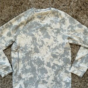 Gray and White Camouflage Lululemon Sweatshirt